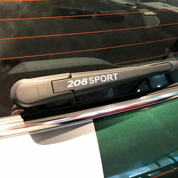 4GAB Smieklīgi, Auto Uzlīmes Peugeot 208 Atstarojošās Līmplēves, Auto Logu Tīrītāju Ūdensizturīgs PVC Uzlīmes Tīrītājs Dekoru Decal Piederumi