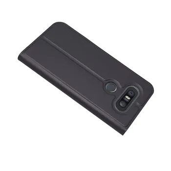 Par LG G6 G7 Q6 Q8 V20 V30 Magnētisko PU Ādas Kartes Maks Flip Stends Turētājs Telefonu Gadījumā