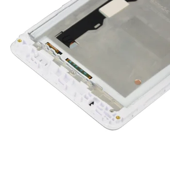 Lenovo S8 A7600 LCD Displejs + skārienekrāns Digitizer Montāža ar Rāmi Baltā krāsā + Rīkus, Bezmaksas Piegāde