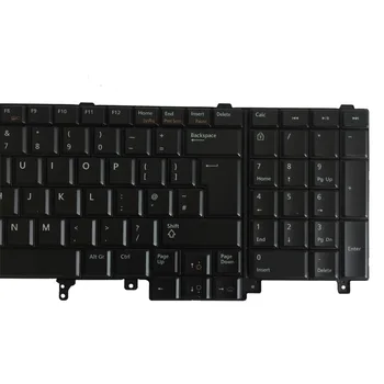 JAUNS LIELBRITĀNIJĀ Klēpjdators Tastatūra DELL E6520 Teclado E6530 E6540 E5520 E5520M E5530 melns ar klaviatūras Apgaismojums