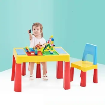 Bambini Kindertisch Estudo Bērniem Un Krēsls Baby De Plastico Spēle Bērnudārzs Studiju Enfant Kinder Mesa Infantil Bērniem Tabula