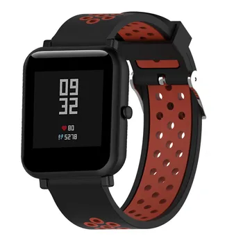 20mm Silikona siksna Huami Xiaomi amazfit rkp jaunatnes smart watch band Siksna krāsains Sporta Aproce 22mm Par huawei GT skatīties
