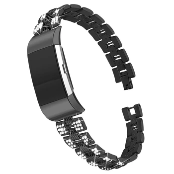 Par Fitbit Charge2 Smart Pulksteņu Siksniņas Watchband par Fitbit Charge2 Vītni Dubultā Kārtas Urbt Siksna