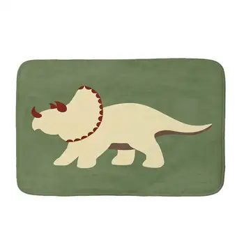 Karikatūra Dinozauri iespiesti Flaneļa Grīdas Paklājiņš Anti-Slip Tapete Grīdas Paklāji Virtuves Doormat laipni paklāji durvīm