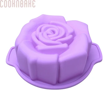 COOKNBAKE DIY Silikona maza kūka pelējuma pudiņš veidnes Kūka Dekorēšanas rīku formas ziedu roku ziepes maize, Mīklas izstrādājumi pelējuma