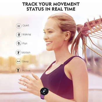 Smart Skatīties Vīrieši Sievietes asinsspiediens, Sirds ritma Monitors Fitnesa Tracker Skatīties Sporta Ūdensizturīgs Skatīties uz Android vai IOS