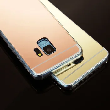 Luksusa Spogulis Galvanizācijas Case for Samsung S20 Ultra S10e S9 Plus S8 Spogulis, Mīksts TPU Aizmugurējo Vāciņu 9. pielikums 10. pielikums Pro Gadījumos