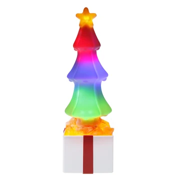 Ziemassvētku Nakts Gaisma USB Powered Gaismas Ziemassvētki Koku Formas LED Lampas Guļamistabas Festivāls Puse Gultas Vakariņu Galda, Galda Gaismas