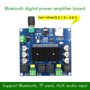 TDA7498 2X100W Augstas Jaudas Dual-Channel Bluetooth Digital o Jaudas Pastiprinātāju Valde Atbalsta AUX Borta Potenciometra