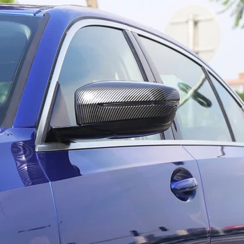 CarMango BMW 3. Sērijas G20 2020 Auto Oglekļa Šķiedras Sānu Atpakaļskata Spogulis Vāka Aizsargs Trimmera Rāmja Uzlīme Eksterjera Aksesuāri