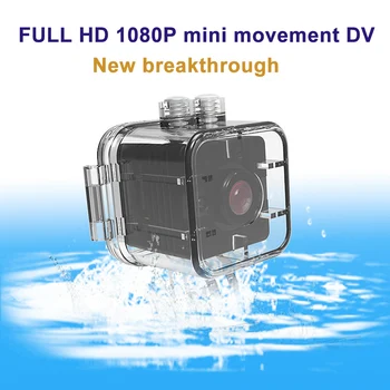 SQ12 HD 1080P 16 GB DV videokameru, Ūdensizturīgs Infrasarkanais Kustības detektors DVR Nakts Redzamības Sporta Darbība Auto