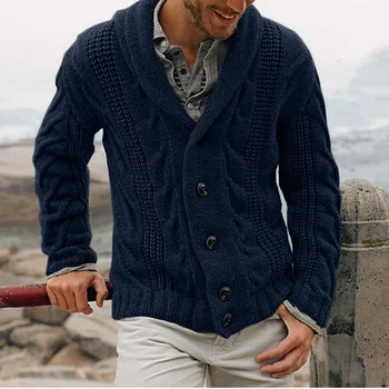 2020. gada Eiropas un Amerikas džemperi, vīriešu jaka rudens/ziemas džemperis plus lieluma džemperis mētelis