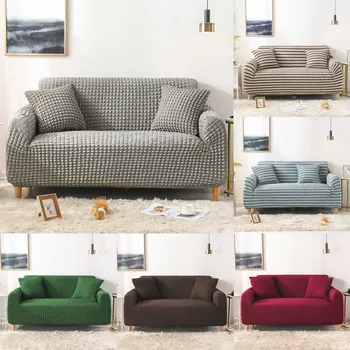 1/2/3/4 Seat Sofa Cover Mīksta, Elastīga All-inclusive Mājas Dekoru Slipcover neslīdoša Mēbeles, Dīvāns seguma