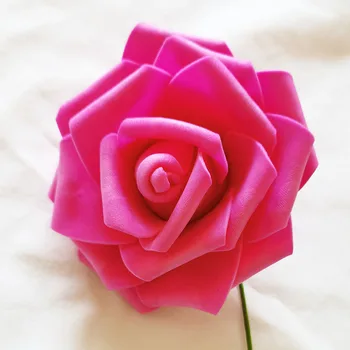 10 gab./daudz rožu 8 cm diametrā Mākslīgie Ziedi Kāzu dekorēšana, ziedi PE Putu Mājas Dekoru Roze