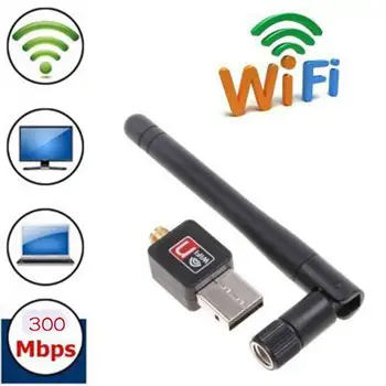 Pārnēsājams Mini WIFI USB Adapteri MT7601 150Mbps USB 2.0 Adapteris Karte, 802.11 Bezvadu WiFi LAN Tīkla J8D3 b/g/n Q0G5