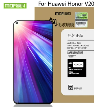 2.5 D 9H Ekrāna Aizsargs, Rūdīta Stikla Huawei Honor Skatu 20 Mofi krāsu stikla filmu Par Huawei Honor V20 Aizsardzības plēves