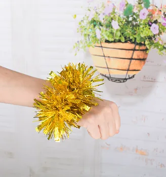 Augstas kvalitātes Bērnu Deju aksesuārus Sequin rokas ziedu DIY parādīt Deju aksesuārus deju aproce square deju puses ziedu rotājumu