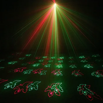 ZjRight Lāzera skatuves gaismas efektu INFRASARKANO staru Tālvadības Red Green 12 modelis Ziemsvētki koks dekori Āra projekcijas KTV bārs dj disco party gaismas