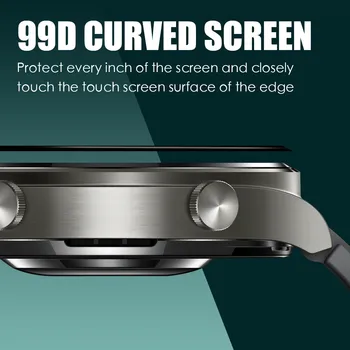 99D Izliektas Pilnībā Segtu Ekrāna Aizsargs, Lai Huawei Skatīties GT 2 Pro 2e GT2 GT2e 46mm 42mm Smart Pulksteņi Mīksta Aizsardzības Plēves