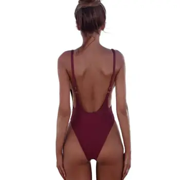 2019 Jaunu Modes Peldkostīmu Sexy Tīrtoņa Krāsas Bikini Eiropā Un Amerikā Stila Elastīgas Drēbes, Peldēšana