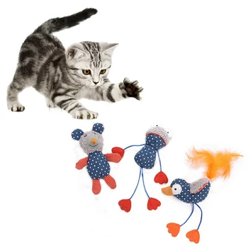 Plīša Dzīvnieku Lelle un Pet Interaktīvās Rotaļlietas, Lai Kaķiem Un Suņiem Kucēns Spēlē Izmantot Piederumi suns, Kaķis plīša dzīvnieku rotaļlietas 2020