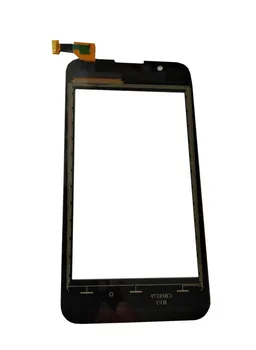 Par Wiko Saulains 2 Touch Screen Digitizer Sensoru Panelis Priekšējā Stikla Melnā Krāsā Ar Lenti 1PC/Daudz