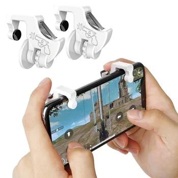 1 Pārī Tālruņa Turētājs Gamepad Izraisīt Uguns Pogu Smart Tālrunis, Džoistiki Spēles Kontrolieris PUBG GDeals