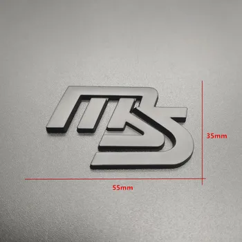1gb Auto stils metāla 3D MS logo Uzlīmes Decal Emblēma Par Mazda 2 3 5 6 M5 Ms CX-4 CX-5 CX-9 CX6 M3 M6 MX3 Automašīnu Aksesuāri