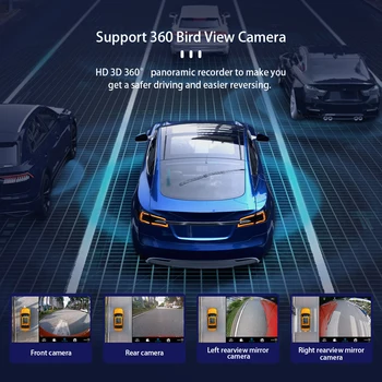 Priekš Mazda 5 Automašīnu Radio 2005. - 2010.gadam, 9 Collu 2 Din Multivides Video Atskaņotājs Navigācija GPS Android Auto Autoradio 360 Fotokameras Carplay