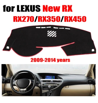 RKAC Auto paneļa vāks LEXUS jaunu RX270 RX350 RX450 2009. - 2013. gadam Kreisās puses disks dashmat pad domuzīme aptver auto piederumi