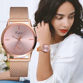 Lvpai Sieviešu Ikdienas ļoti burvīgs visiem gadījumiem Kvarca Silikona siksniņa Band Skatīties Analogo Rokas pulksteni Sieviešu Pulksteni reloj
