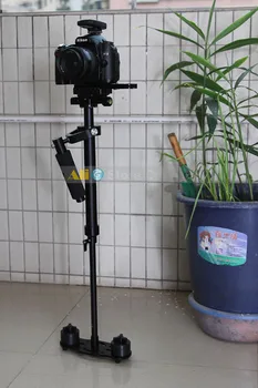 Profesionālā DSLR Kameras Platformu, Rokas Stabilizators Statīvs Monopod ar Quick release plate S60