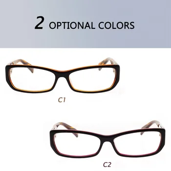 NEKUSTAMĀ Acetāts Modes Svītru Brilles Rāmis Multicolor Sieviešu, Recepšu Brilles Zīmola dizainere Taisnstūra Briļļu Tuvredzība Brilles