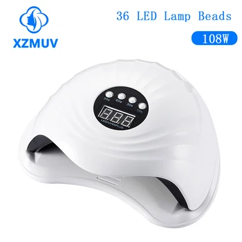 XZMUV 5X, kā arī UV LED Lampas Nagus, Fēns 108W Ledus Lampas Manikīra Gēla Nagu Žāvēšanas Lampas Lampas Gēla Laku Visi Gēli, Manikīra