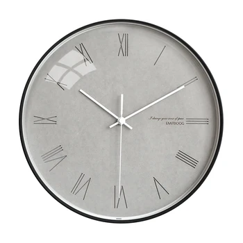 Lieli Metāla Sienas Pulkstenis Ziemeļvalstu Vienkārši Mūsdienu Dzīves Telpā, Radošās Sienas Pulkstenis Guļamistaba Izslēgt Reloj Salīdzinot Madera Mājas Dekoru DD55WC