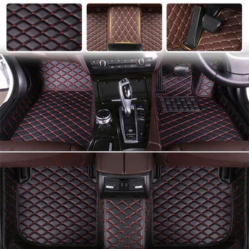 Labās rokas piedziņas automašīnas grīdas paklāji Jaguar X-Type 2009 2010 auto-stils ādas aksesuāri, paklāju starplikām