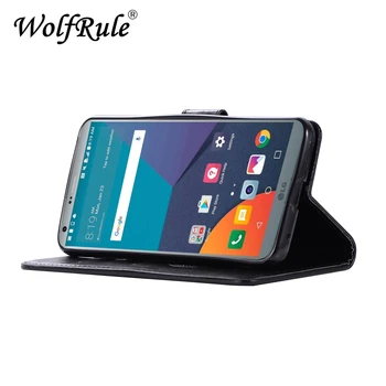 WolfRule, Lai Segtu LG G6 Gadījumā Flip Ādas Gadījumā LG G6 Stilīgs, Mīksts Tālruni Somā Vāciņu, Seifs Gadījumā LG G6 G 6 5.7 collu Gadījumā