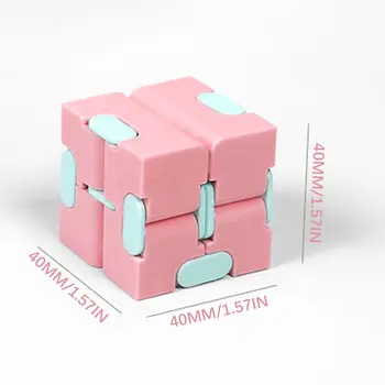 Antistresa Bezgalīgs Cube Infinity Magic Cube Cube Biroja Flip Kubikmetru Puzzle Stresa Atslodzes Autismu Rotaļlietas atpūsties rotaļlietas pieaugušajiem