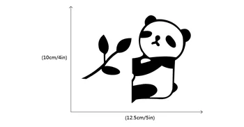 Panda-20 Jauki Panda Gaismas Slēdzi Uzlīmes, Funny Multiplikācijas filmu Dzīvnieku Vinila Sienas Uzlīmes, lai Bērnu Istabas Mājas Tapetes