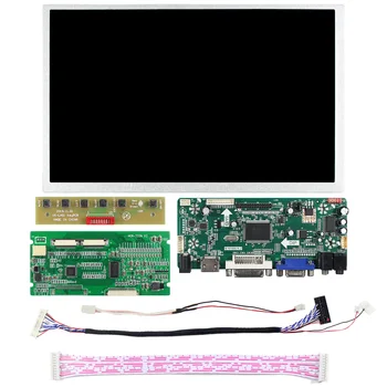 HD MI DVI, VGA LCD Kontrolieris Valdes 10.1 collu AV101VW01 V3 LCD Ekrāns, 800X480