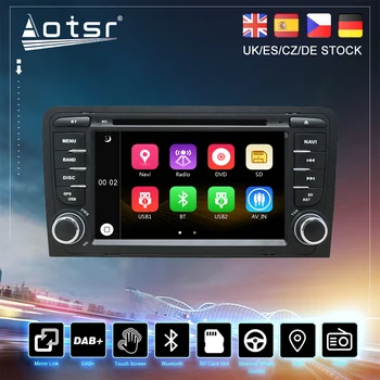Audi A3 8P S3 2003 2004 2005 2006 2007 2012 RS3 Auto CD, DVD, GPS Navigācija, Radio, Stereo, Auto Multimedia Player HeadUnit 2DIN