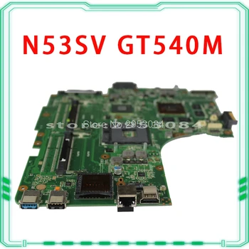 Par Asus N53S N53SV Rev 2.2 2 sloti GT540M 2G USB3.0 2.0 N12P-GS-A1 HM65 PGA989 klēpjdators mātesplatē pilnībā pārbaudīta