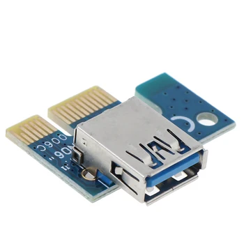 Mini PCI-E Pagarināt Līniju Kartes Adapteris USB 3.0 PCI-E 1X, lai 16X Grafikas Paplašinājuma Kabeli PC Datora Paplašinājumu Kabeļu Piederumi