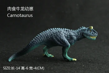 Izsmalcinātu simulācijas dinozaura modelis ankylosaurus /velociraptor/carnotaurus izglītības modelis