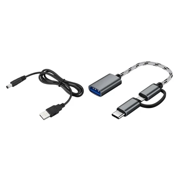 USB Powered Palielināt Līnijas 9V pastiprināt Modulis, USB Pārveidotāja Kabelis & 2 in 1 USB OTG Kabelis, Tips-C/Micro-USB uz USB 3.0 Kabelis
