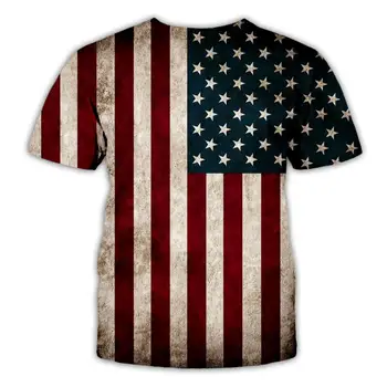 PLstar Cosmos Jaunais ASV Karoga T-krekls Vīriešiem / Sievietēm Sexy 3d Tshirt Drukāt Svītrainām Amerikāņu Karogu Vīriešu T-krekls Vasaras Topi, t-veida