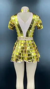 2020American Apģērbu Viens gabals dāmas Vakara Dress Birthday party Kostīmi, Svārki Īstermiņa piedurknēm viengabala Lēca Posmā Pasūtījuma Objektīvs