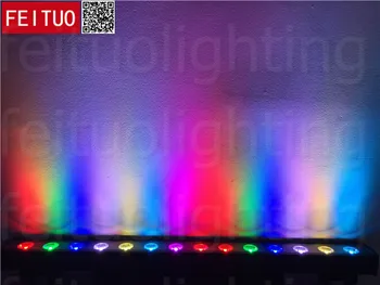 4gab/daudz COB 14X30W Sienas Mazgāšanas Āra Lineāro Floorlight RGB 3IN1 LED Bar Light Ūdensizturīgs Mazgāt Gaismas
