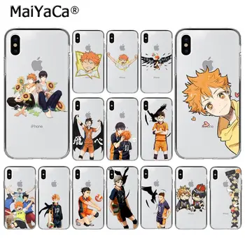 MaiYaCa Haikyuu Hinata uzbrukumiem Anime High-end Telefonu Gadījumā iPhone 11 pro XS MAX 8 7 6 6S Plus X 5 5S SE XR vāciņu