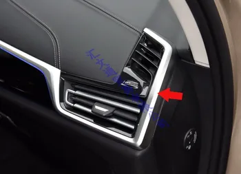 BMW X5 G05 2019 2020 ABS Chrome Gaisa Ventilācijas Izvads Segtu Paneļa Apdare Bezel Rāmja Formēšanas Rotāt Akcentu Stils